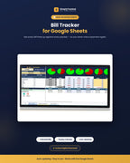 Bill Tracker for Google Sheets - hero image